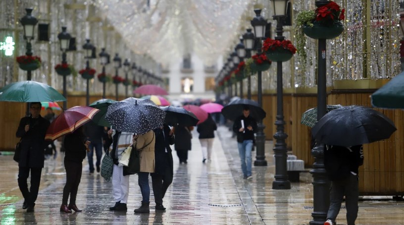 Las lluvias regresan a Málaga con bajada de temperaturas: previsión para el fin de semana